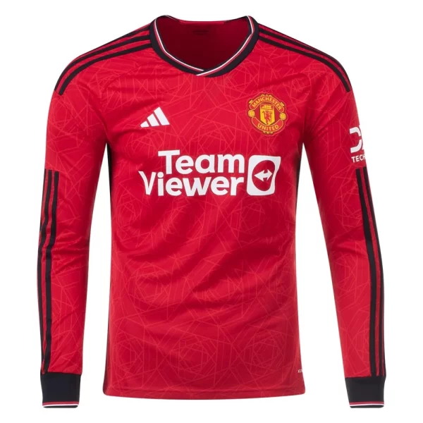 Manchester United Long Sleeve Home Jersey 23/24